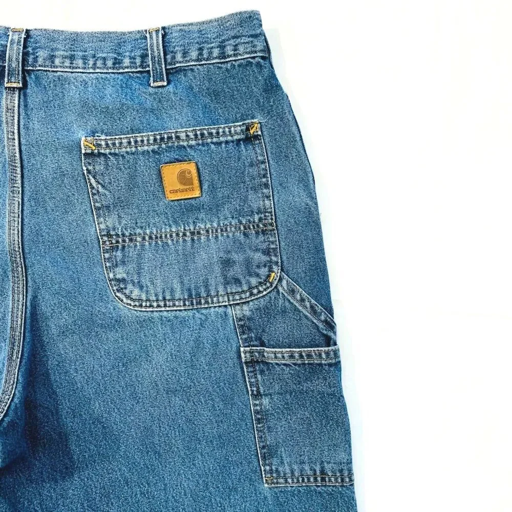 Vtg Carhartt Carpenter Original Dungaree Fit Jeans 36x30.5 Workwear Medium EUC‎